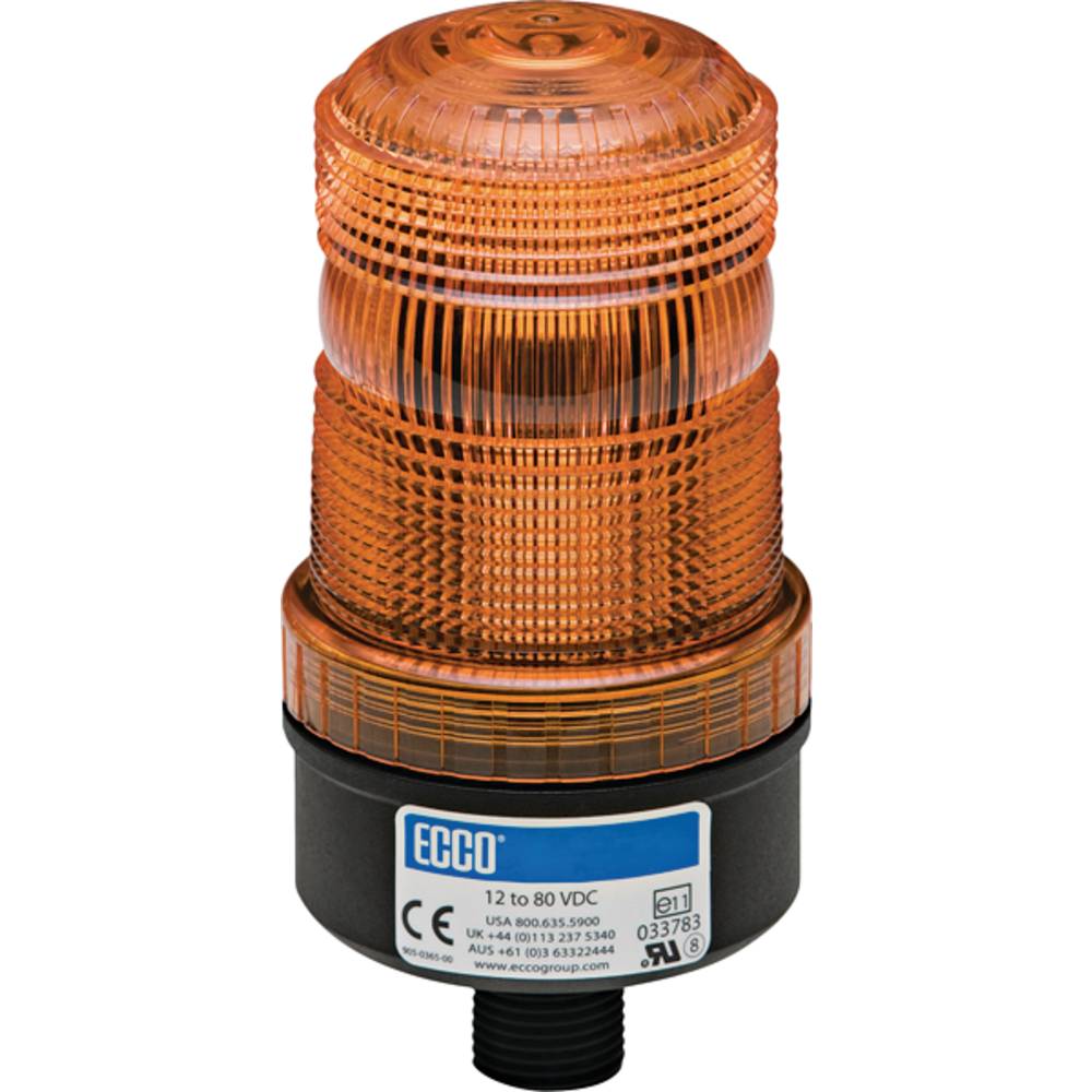 6267A Tractor Safety/Warning Amber Light Assembly Fits 1/2" Male Pipe Mount