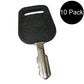 (Pack of 10) Starter Switch Key for Ariens 04986400 & 448017900 Mower Tractor