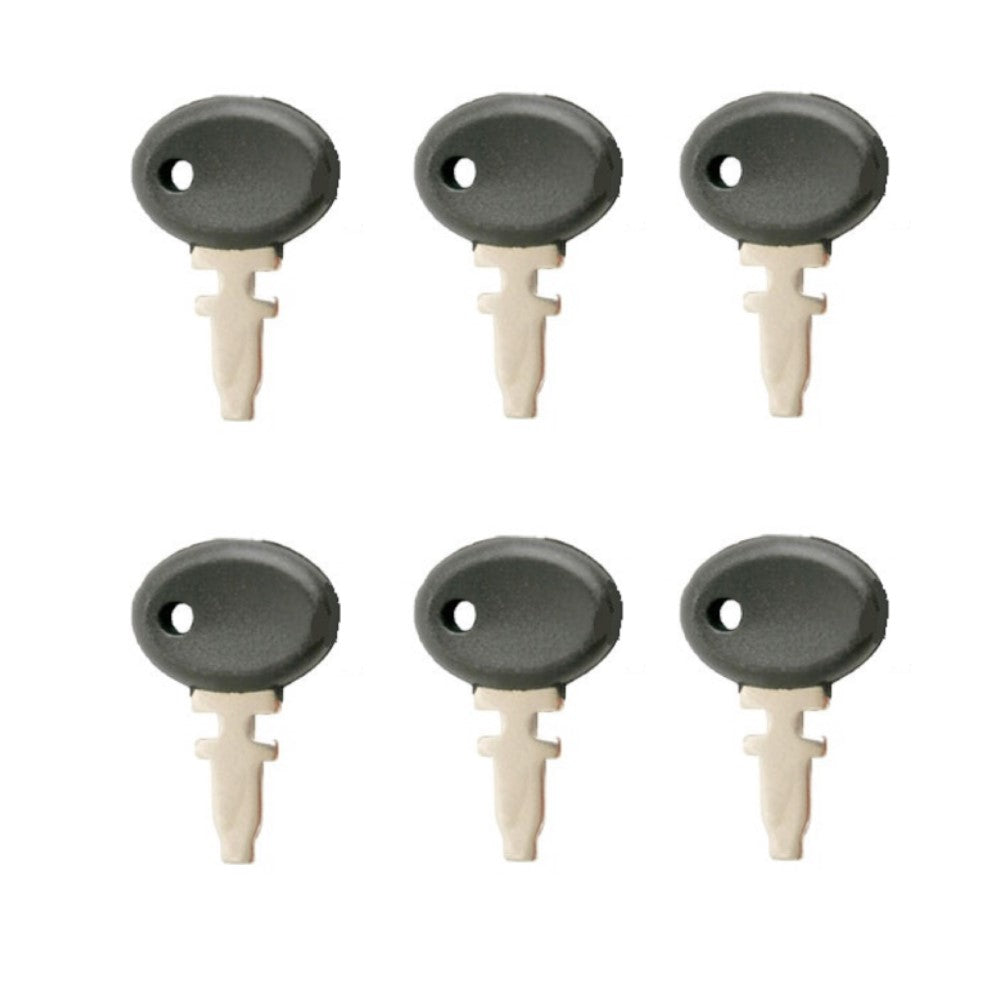 Qty 6: Ignition Switch Key(s) Fits Long Replaces TX10998