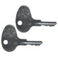 (2) Key Set # 12343 Fits Caterpillar Fits CAT Forklift Models