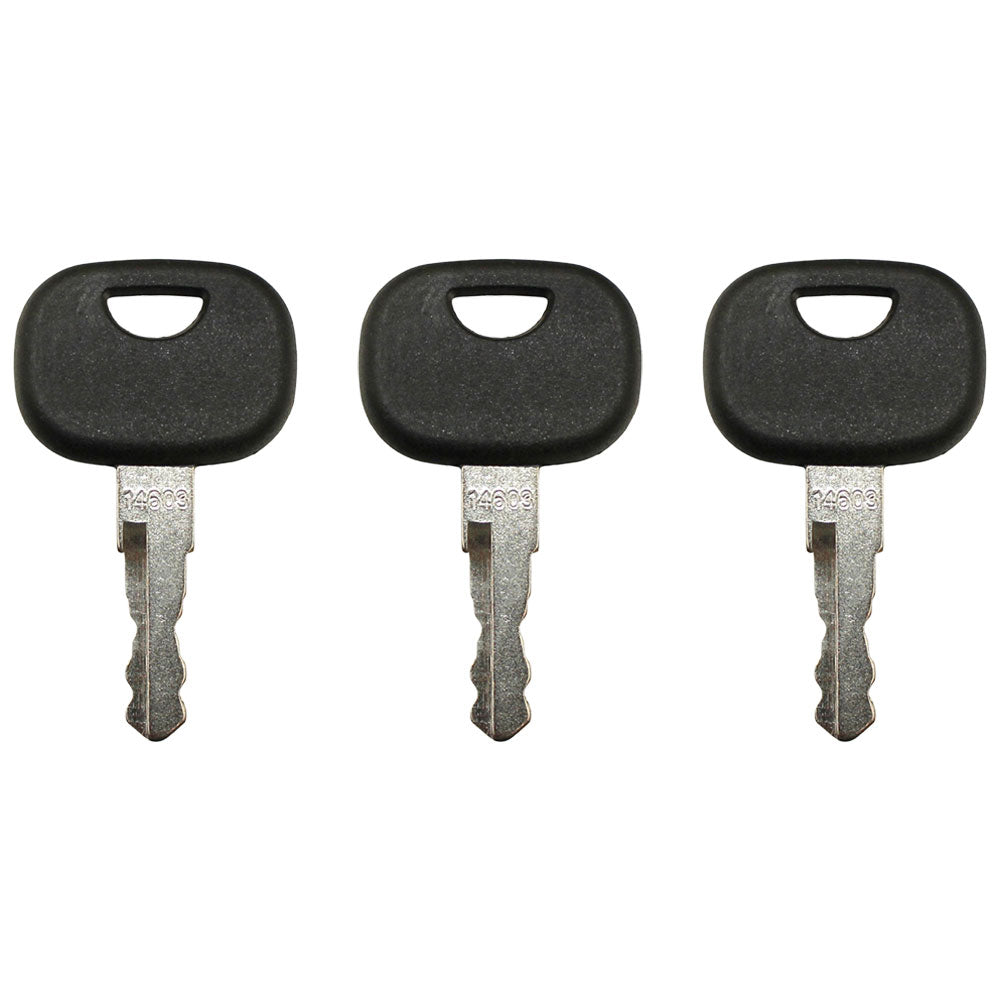 Qty 3: Key(s) Fits Caterpillar Replaces 8U9569