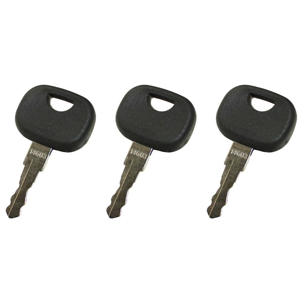 (3) - Ignition Keys fit Skytrak 8035807 3 pcs. Key Set APK75 5119S