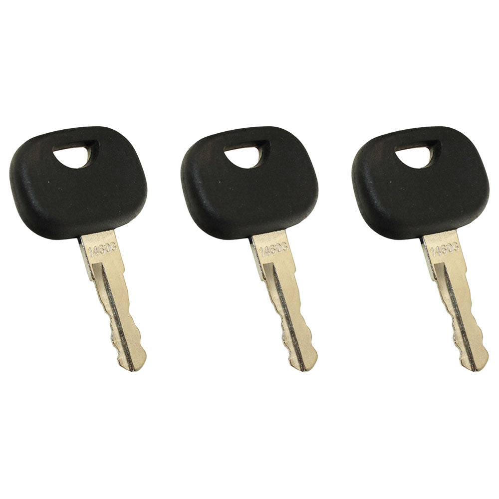 Qty 3: Key(s) Fits Caterpillar Replaces 8U9569