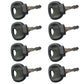 (8) 14707 Keys Fits JCB Fits Bomag Fits Dynapac Fits Terex Fits Vibromax Fits NH