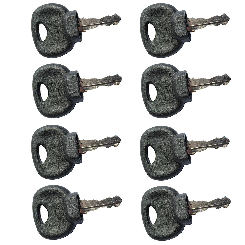 (8) 14707 Keys Fits JCB Fits Bomag Fits Dynapac Fits Terex Fits Vibromax Fits NH