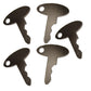 1570 Pack of 5 Keys For Terramite Backhoe Models T5C T6 T9