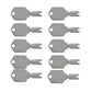 New Aftermarket 10 Pack of Keys 166 Fits Clark Fits Yale Fits Hyster
