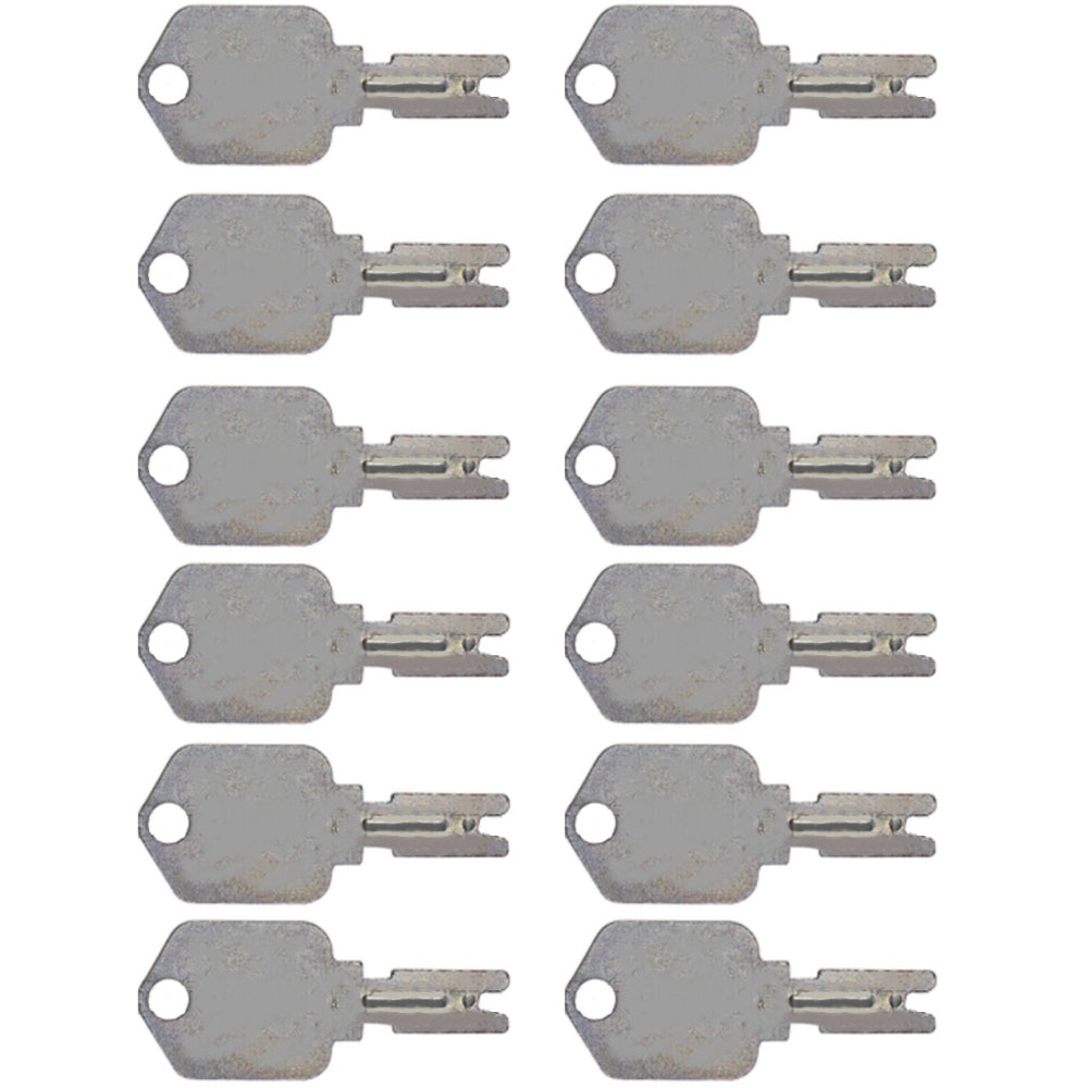 (12) For Clark Yale Hyster Komatsu Gradall Gehl Crown 166 Hyster Forklift Keys