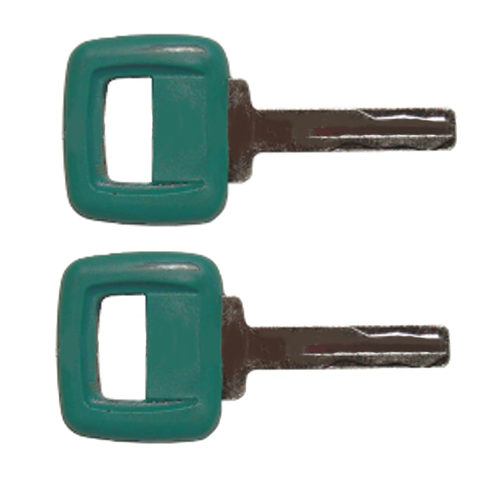 2 (1 pair) Ignition Keys Fits Volvo Clark & Michigan-Higher Quality#17