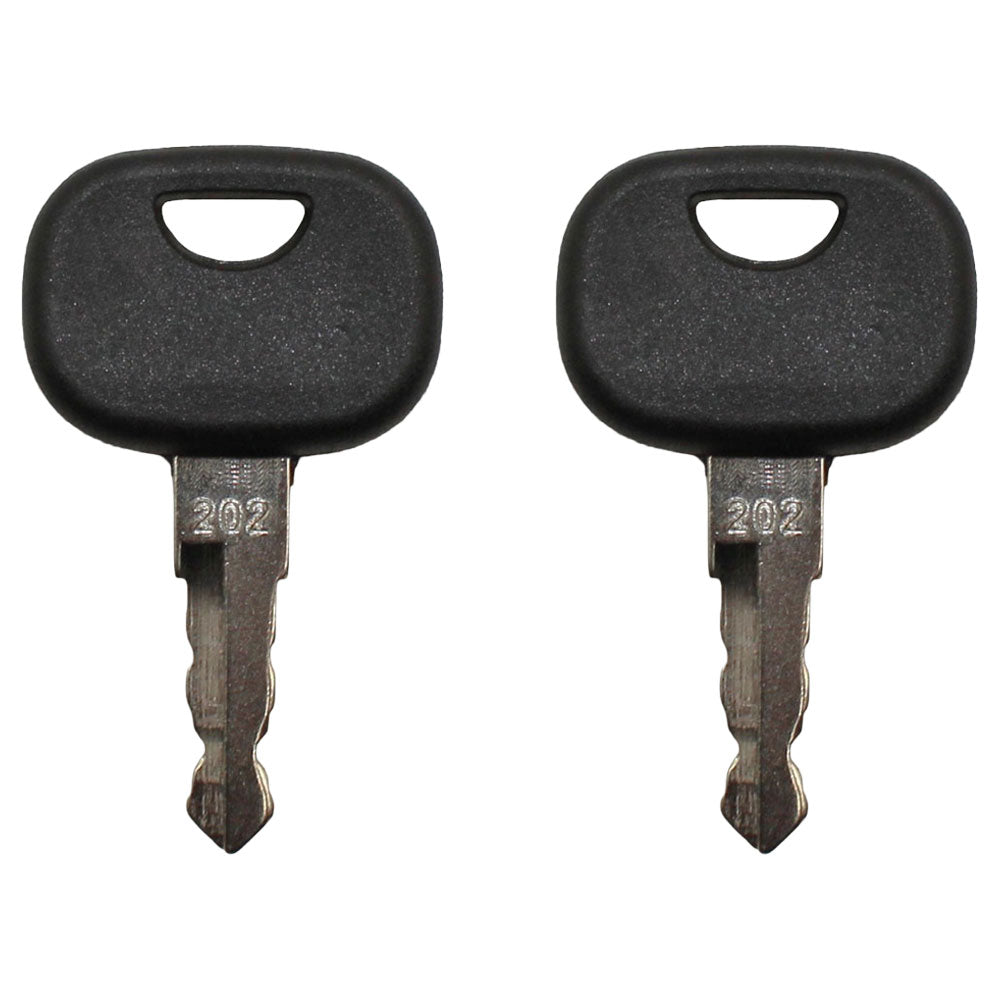 2 IGNITION KEYS Fits John Deere 4310 4320 4410 4510 4520 4610 4710 4720 5045D