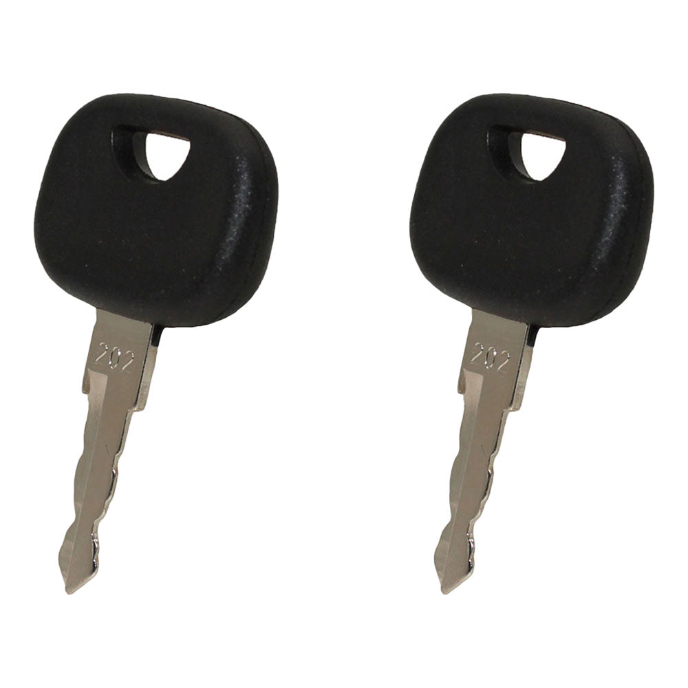 2 IGNITION KEYS Fits John Deere 4310 4320 4410 4510 4520 4610 4710 4720 5045D