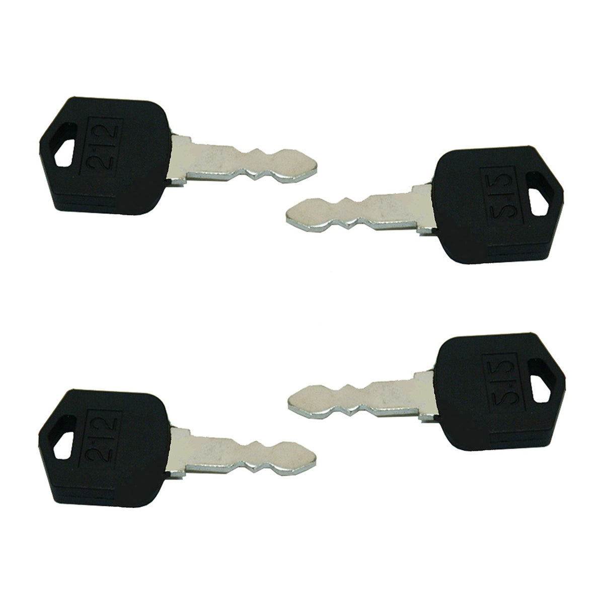 (4) Fork Lift Ignition Start Starter Keys 212 Fits Daewoo Forklift Equipment