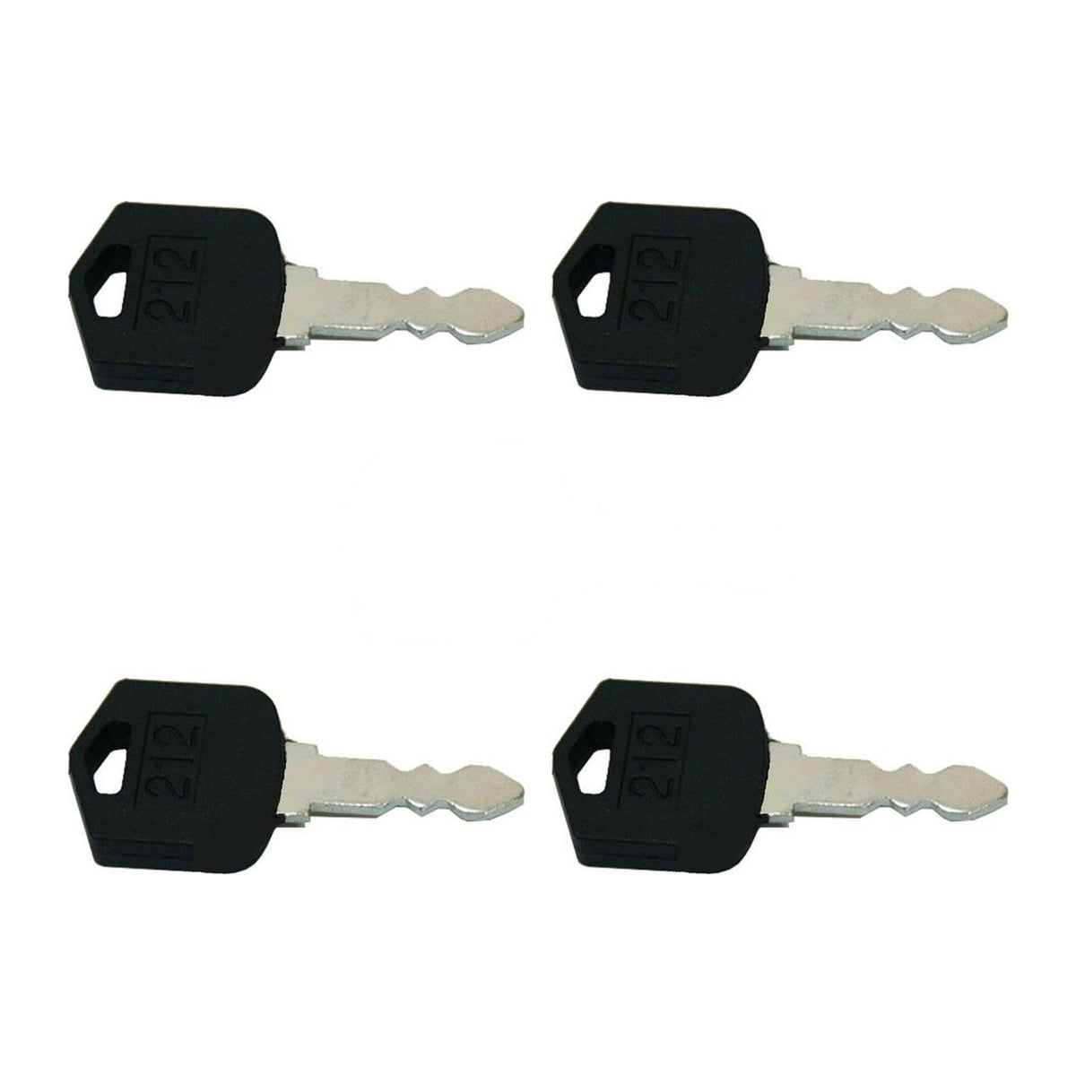 (4) Fork Lift Ignition Start Starter Keys 212 Fits Daewoo Forklift Equipment