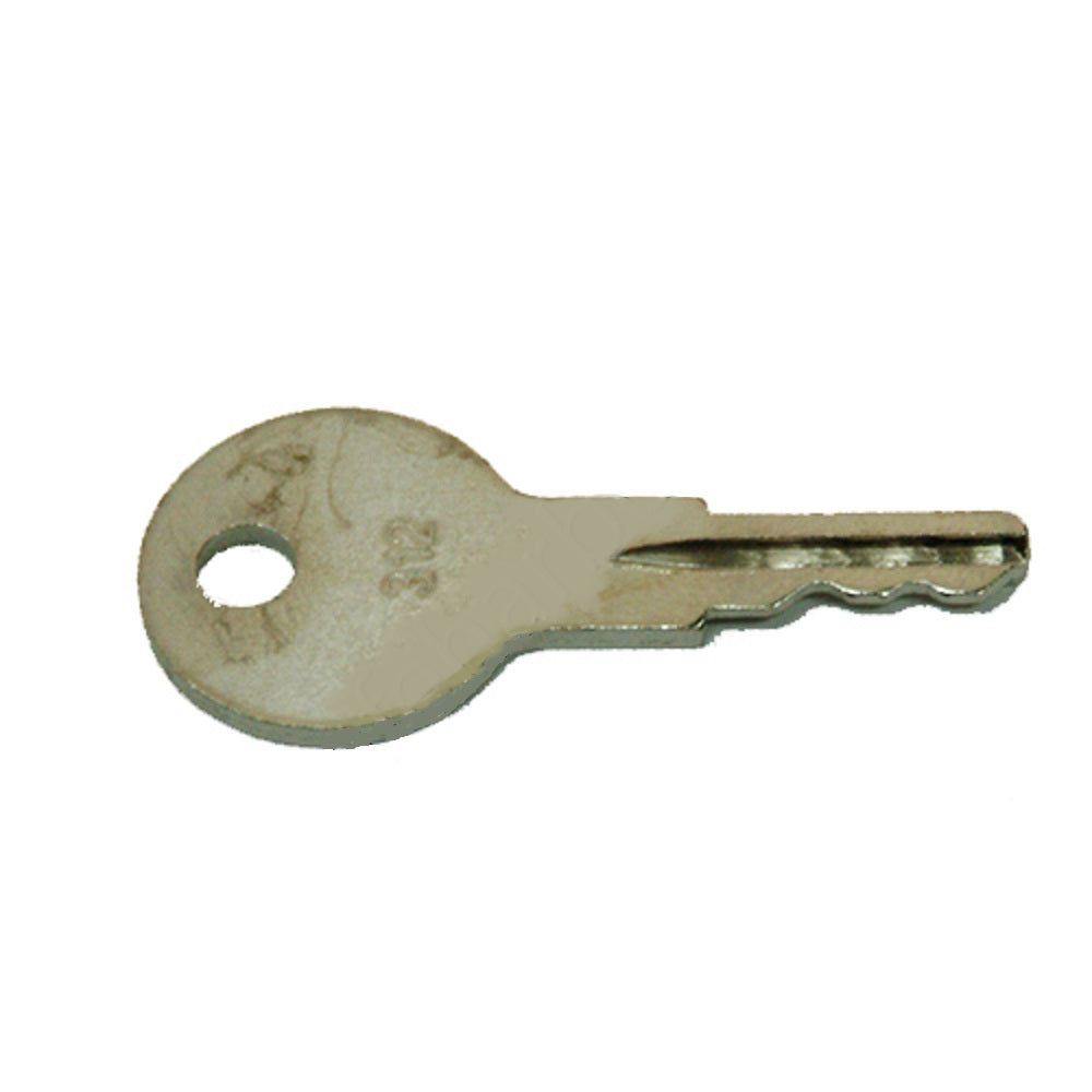 Interchangeable Heavy Equipment Ignition Key Stamped 312 Part Number 68095