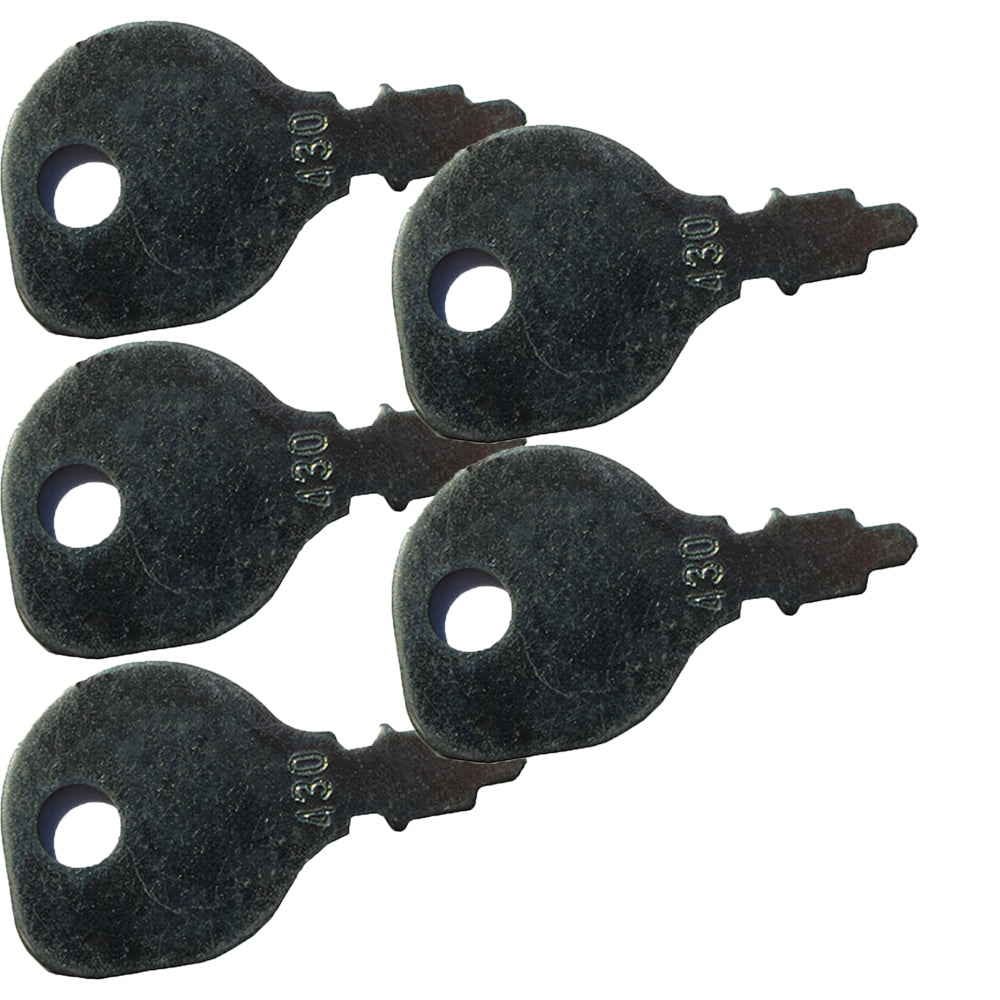 Qty 5: Key(s) Fits Allis Chalmers Replaces 241977