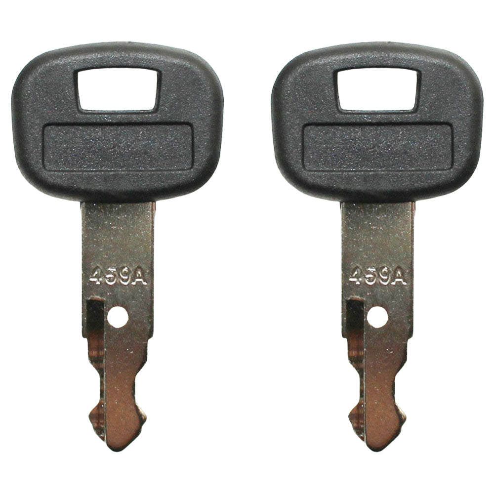 (2) Ignition Keys 459A Fits Kubota Backhoe Mini Excavator and Compact Track