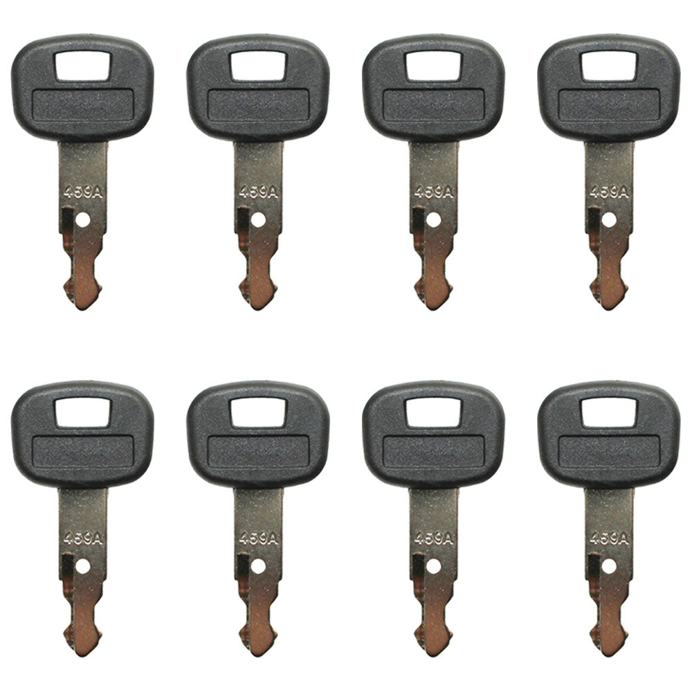 8 pcs 459A Keys Ignition Key Fits Kubota Style M Series Construction Equipment