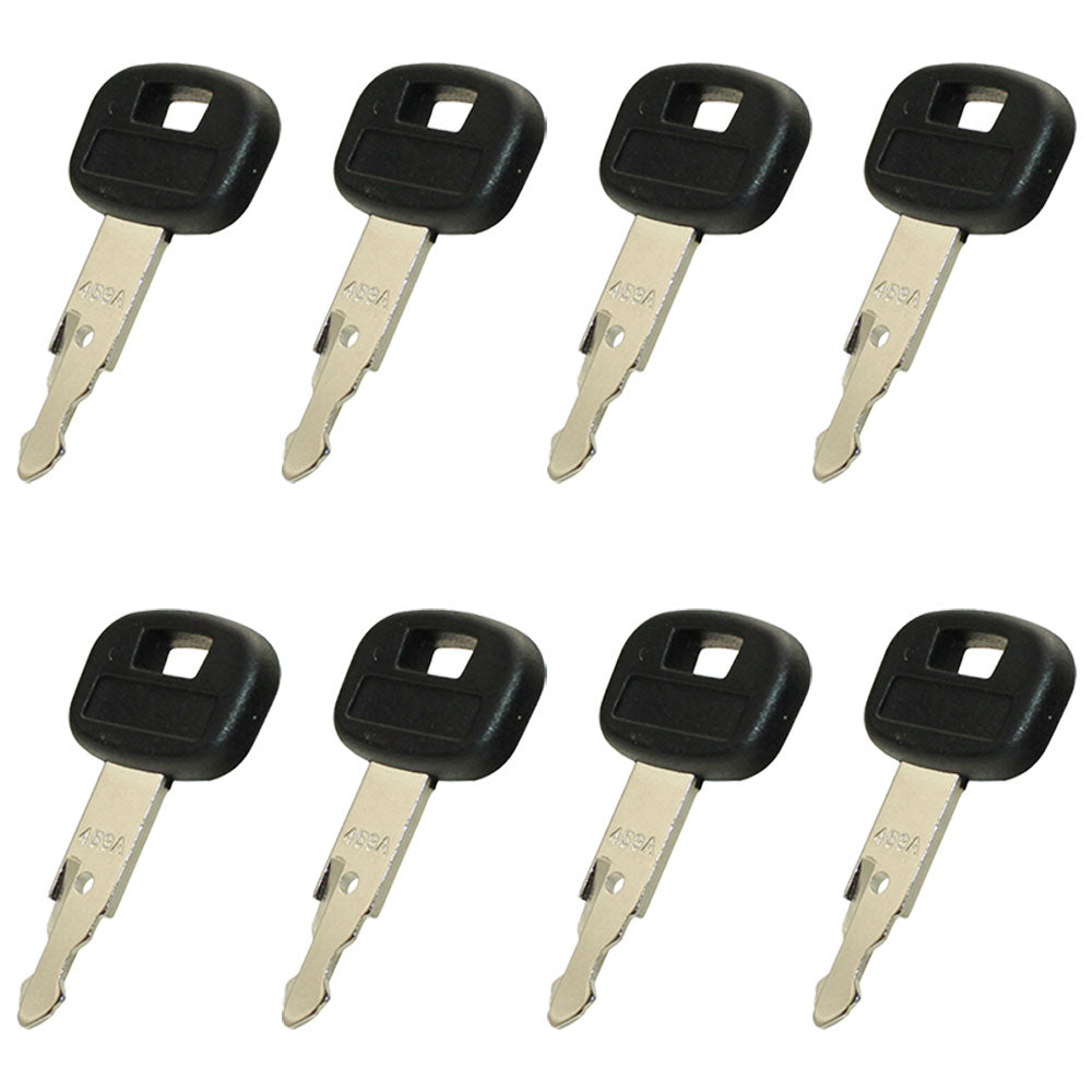 8 pcs 459A Keys Ignition Key Fits Kubota Style M Series Construction Equipment