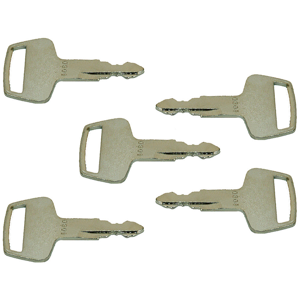 Five (5) 5080 Keys Fits Chieftain & Fits International Excavator 029 5080