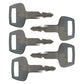 4130700007 Pack of 10 Keys Fits Bobcat 316 Mini Excavator