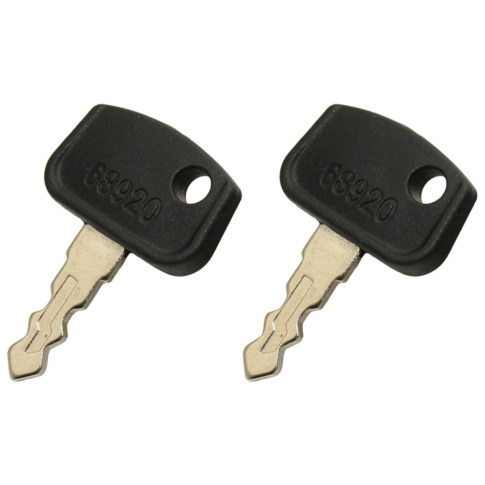 68920 2 Keys Fits Kubota RTV UTV Utility Vehicles B BX F GR ZD RTV500 RTV900
