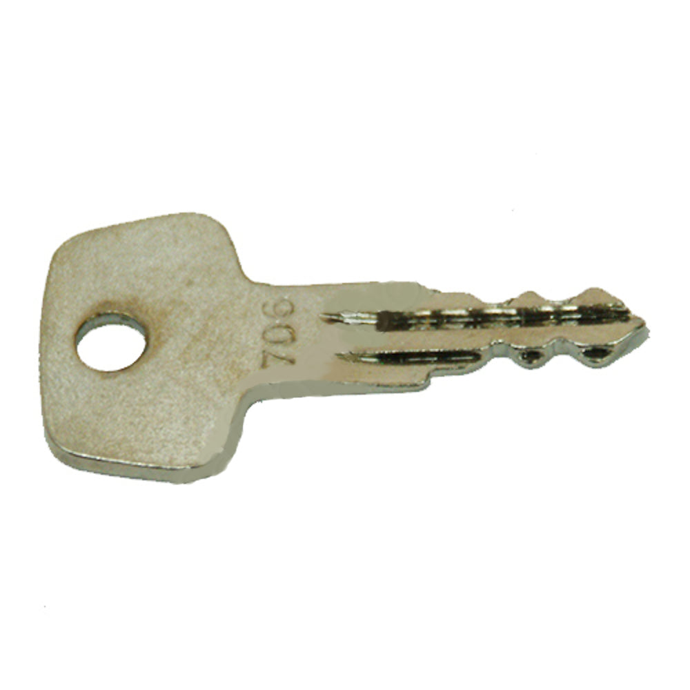 706 One New Replacement Ignition key Replaces Liebherr Fuel Cap Part Number 706
