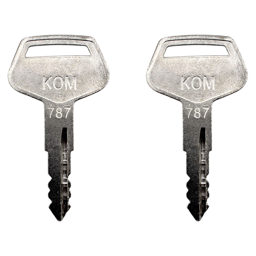 Qty. 2: Key(s) Fits Komatsu Replaces TR261434