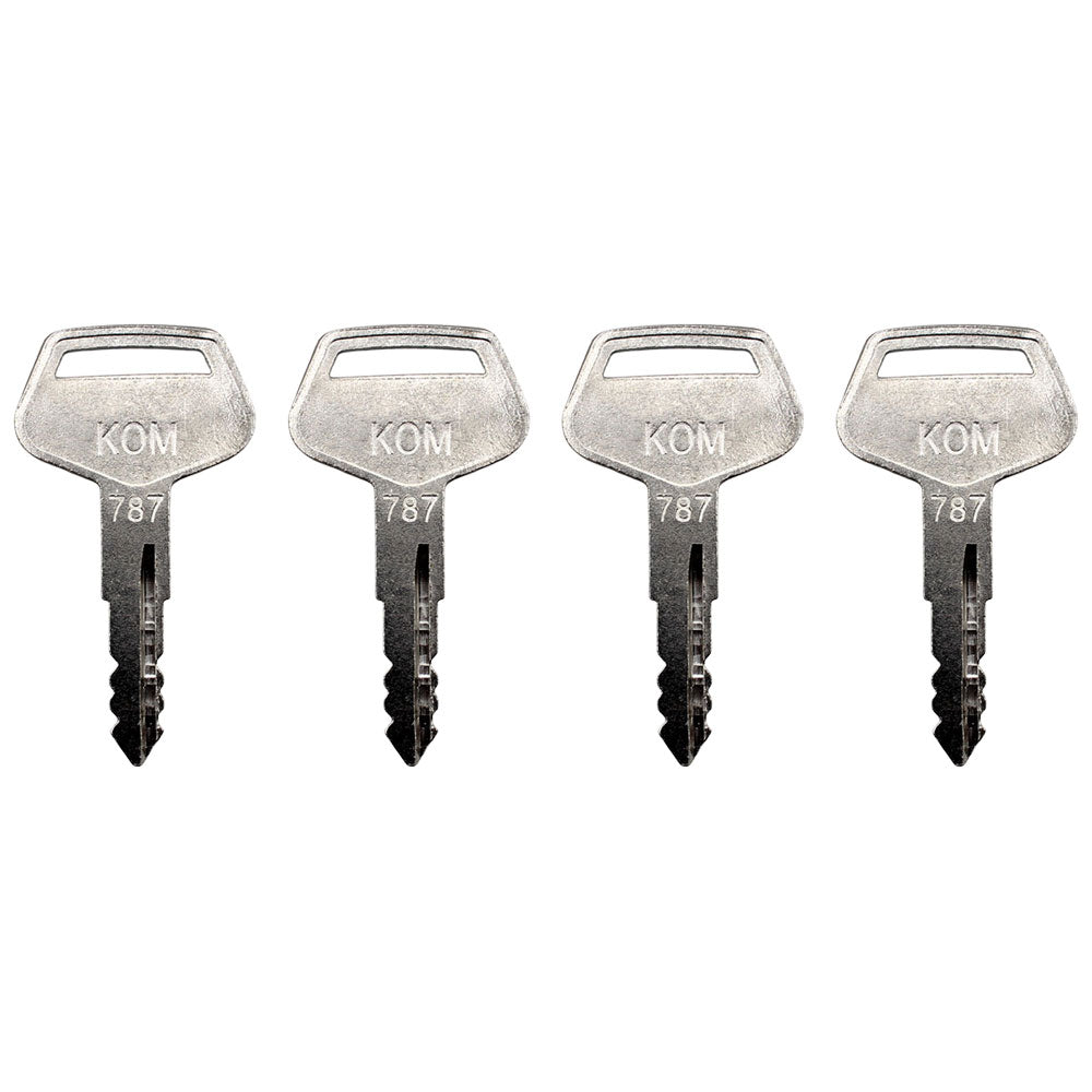Qty. 4: Key(s) Fits Komatsu Replaces TR261434