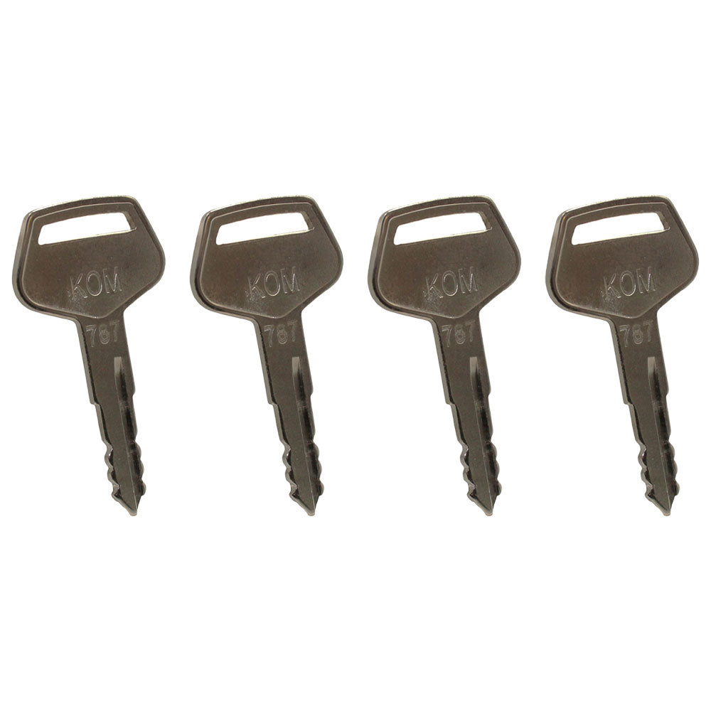 Qty. 4: Key(s) Fits Komatsu Replaces TR261434