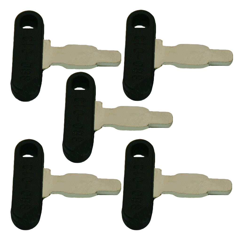 5 Ignition Start Starter keys Fits Honda Gentron Generator