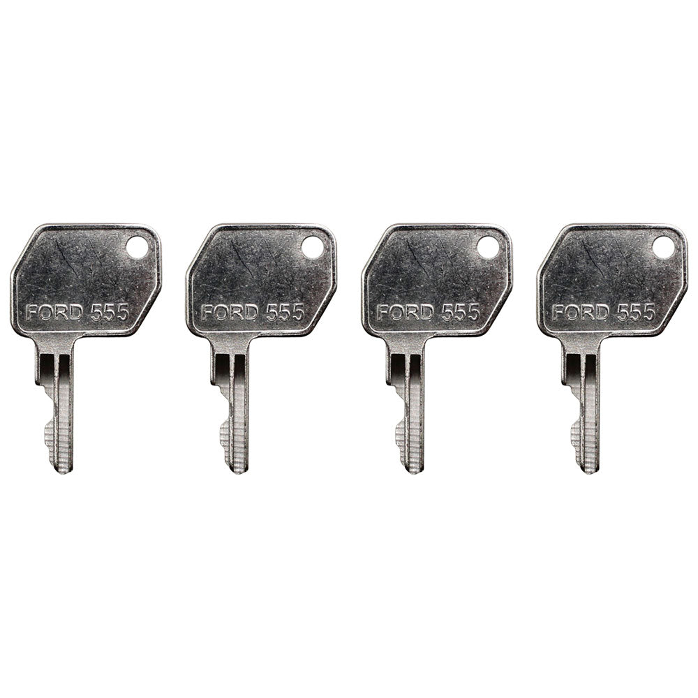 4 Keys Fits Ford Fits JCB Fits New Holland Backhoes Dumpers Fits Lucas 9