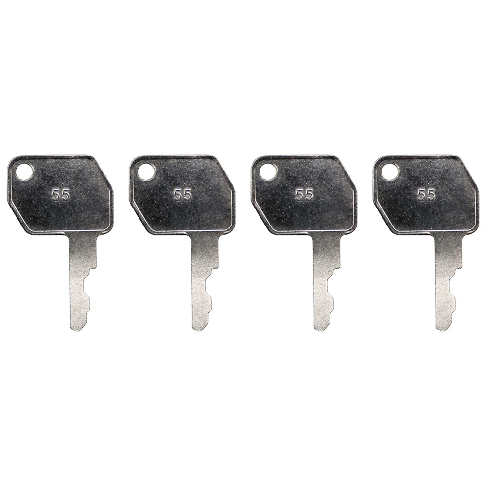4 Keys Fits Ford Fits JCB Fits New Holland Backhoes Dumpers Fits Lucas 9