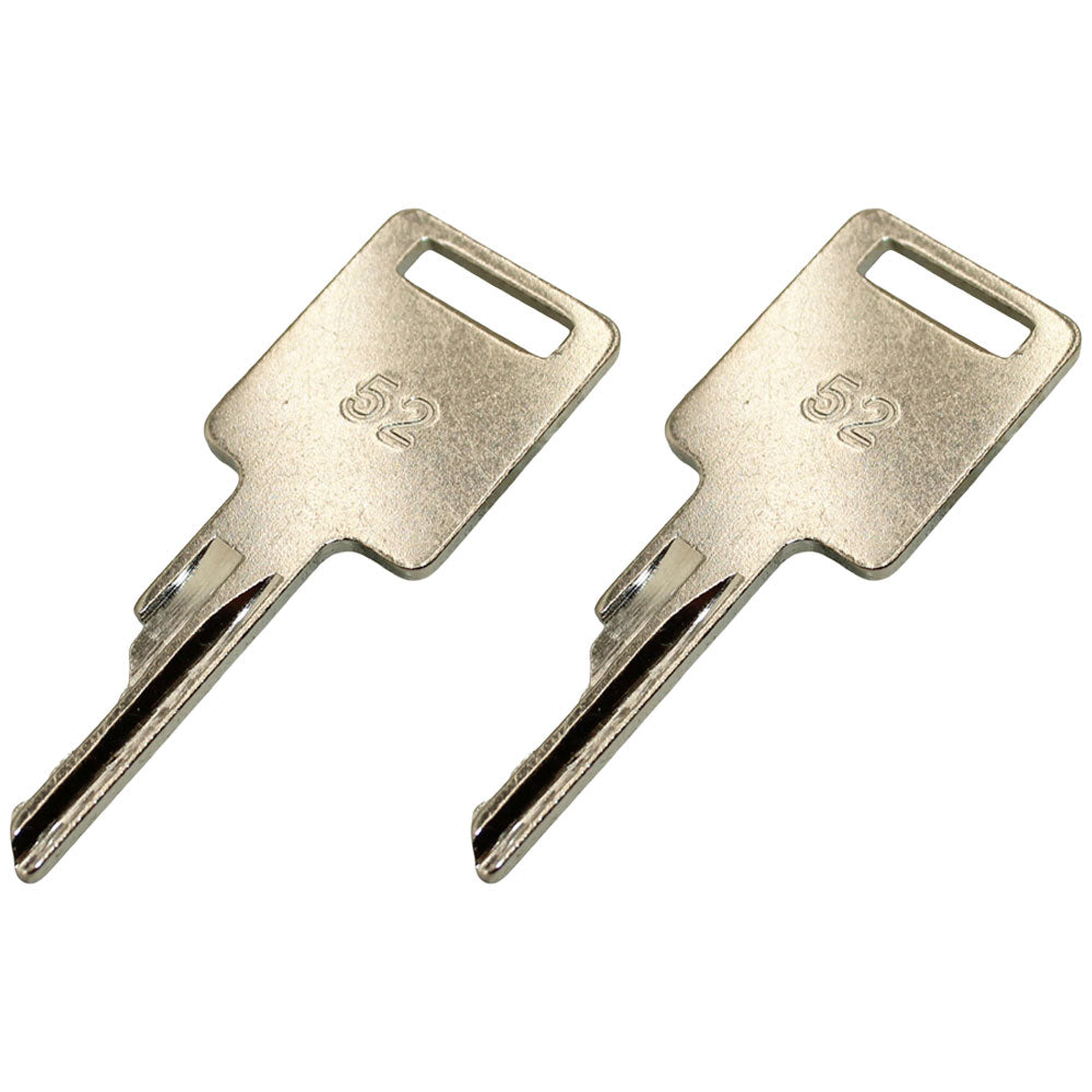 (2) Fits Case Heavy Equipment Keys for Backhoe, Skid Steer Equipment