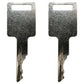 2 Heavy Equipment Keys Fits Case Backhoe & Skid Steer Loader A77313
