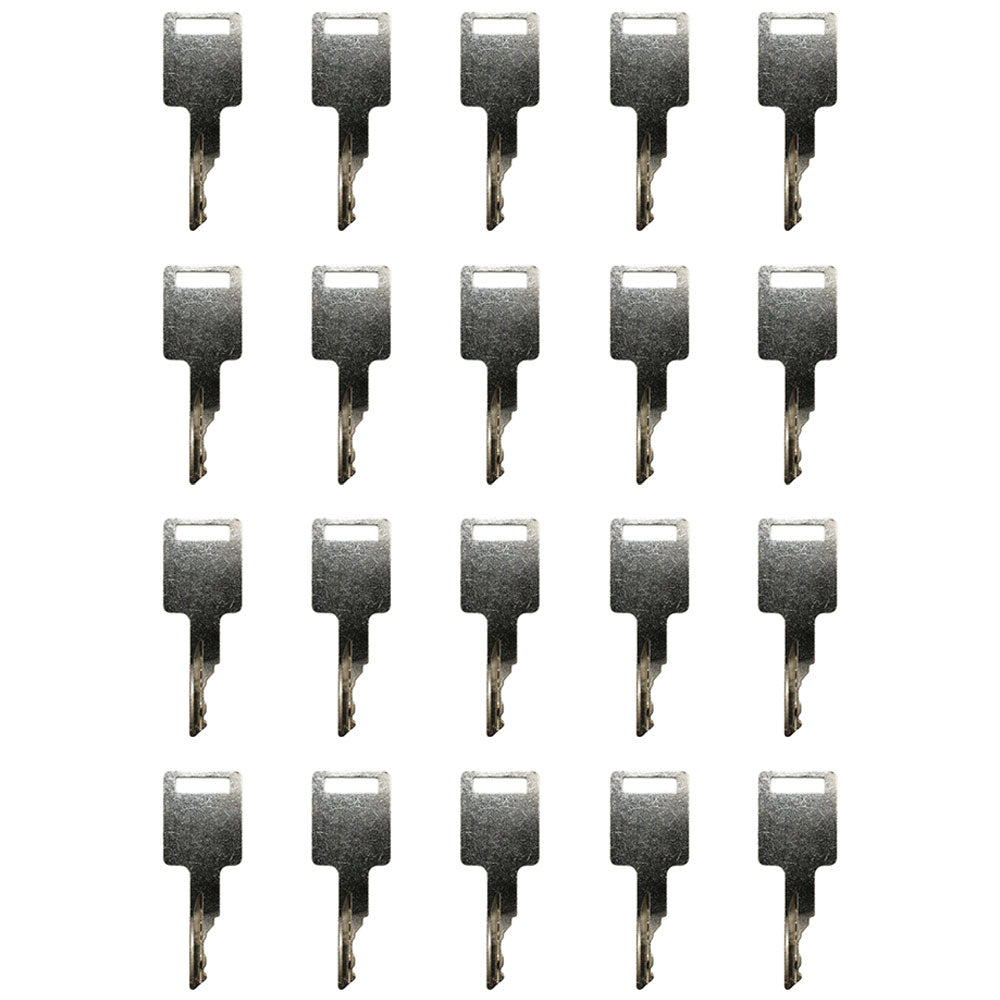 20 pcs. Fits Case  RA4 - D250 Key ,  Bag of 10  Keys  Fits Bobcat, Fits Case, Te