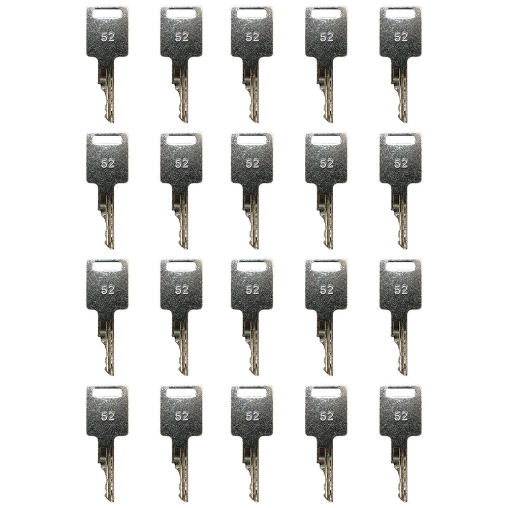 20 pcs. Fits Case  RA4 - D250 Key ,  Bag of 10  Keys  Fits Bobcat, Fits Case, Te