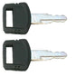 (2) Fits John Deere Keys Fits JD Key Heavy Equipment Starter Ignition Excavator