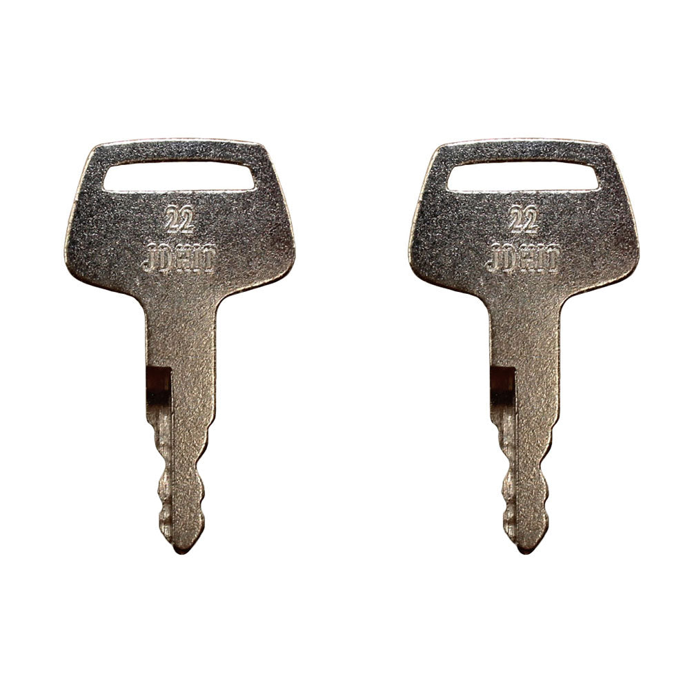 Qty. 2: Key(s) Fits John Deere Replaces 4286465R