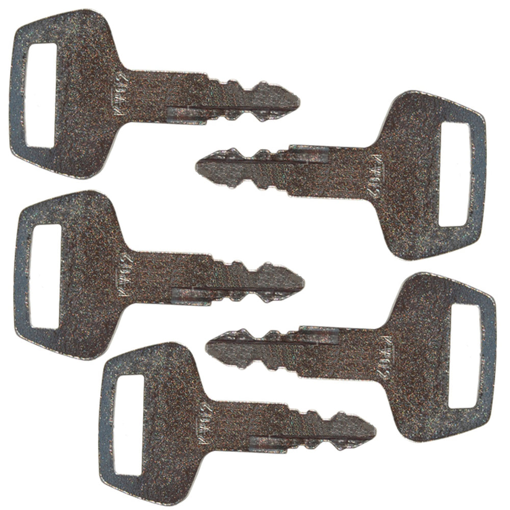 (5) Keys Fit Kato Excavators 719-10306001 KV02 C2