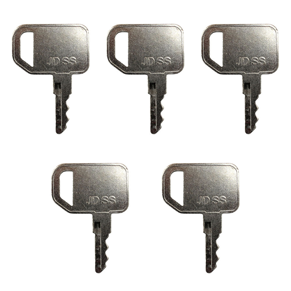 5 Ignition Keys Fits John Deere Skid Steers Compact Track Loaders T209428 KV1342