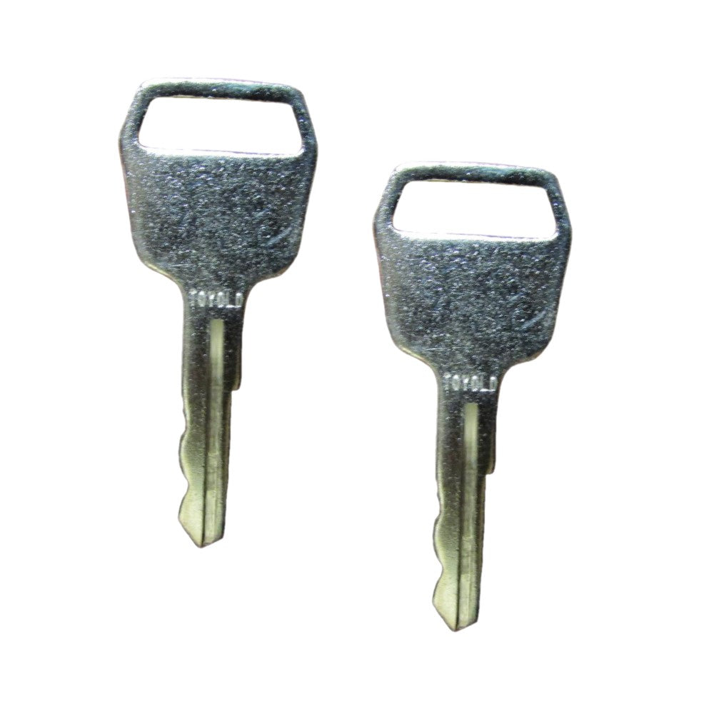 511416 TOYOLD Two 2 Keys fits Earlier and Older Fits Toyota Forklift Toyo 416
