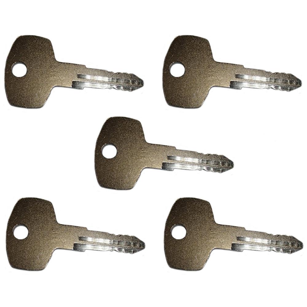 (5) Keys Fit Older Fits Nissan Forklifts Lift Trucks X7 G4