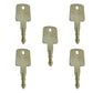 Set of (5) Ignition Start Starter Keys Sakai Roller Heavy Construction Equipment