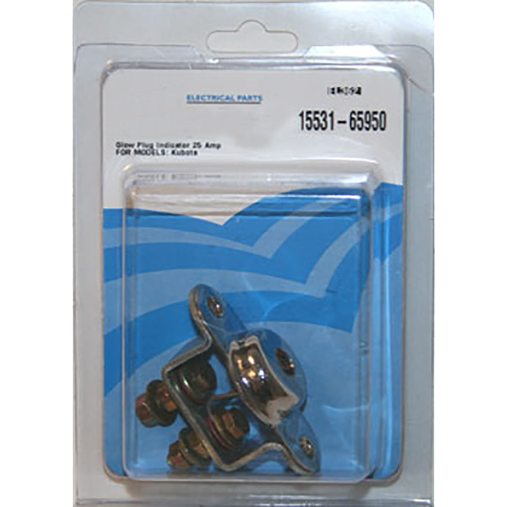 15531-65950 Glow Plug Indicator Fits Kubota B20 B5200 B6200 B7200 B8200 L235