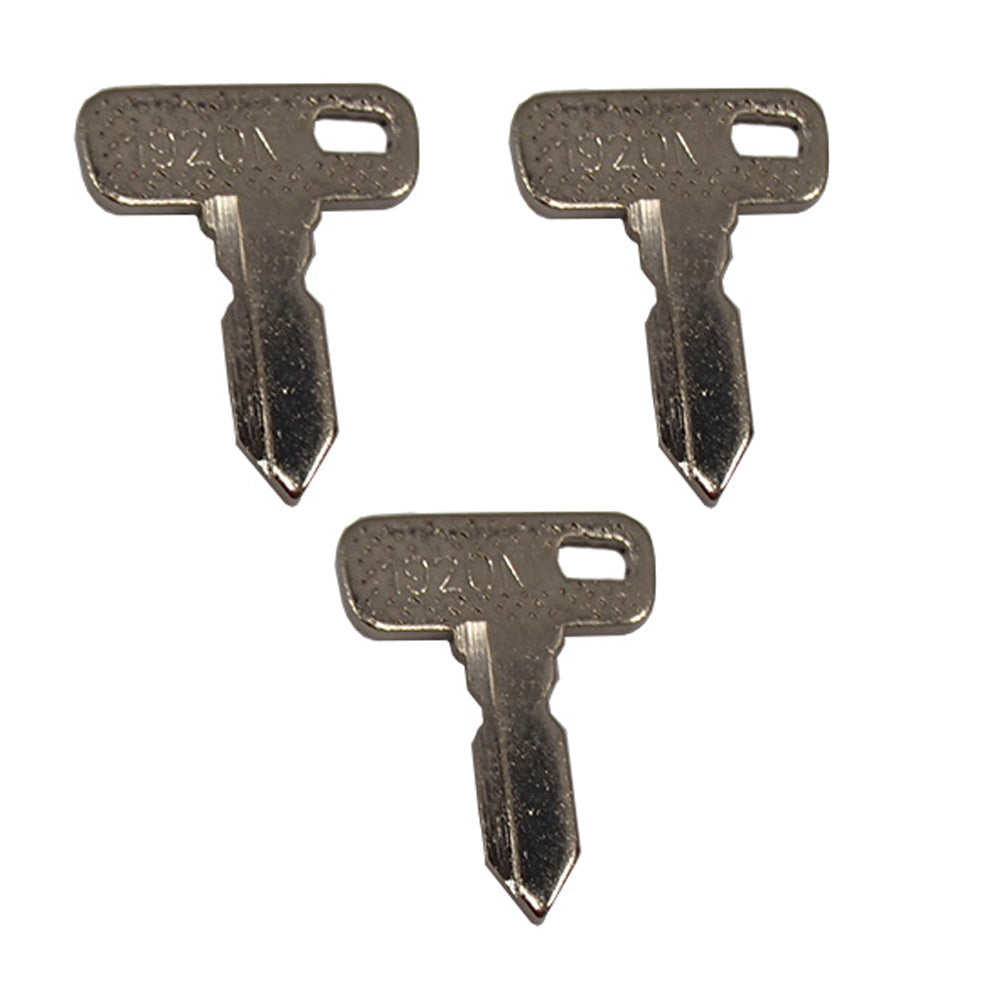 Qty 3: Ignition Key(s) Fits Club Car Replaces 1012505