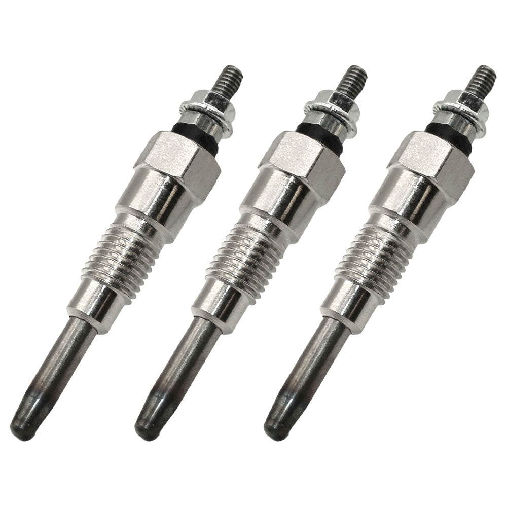 (3) Engine Glow Plugs Fits Kubota 15261-65510 15521-65512 B6100 B7100 L2350 KH28