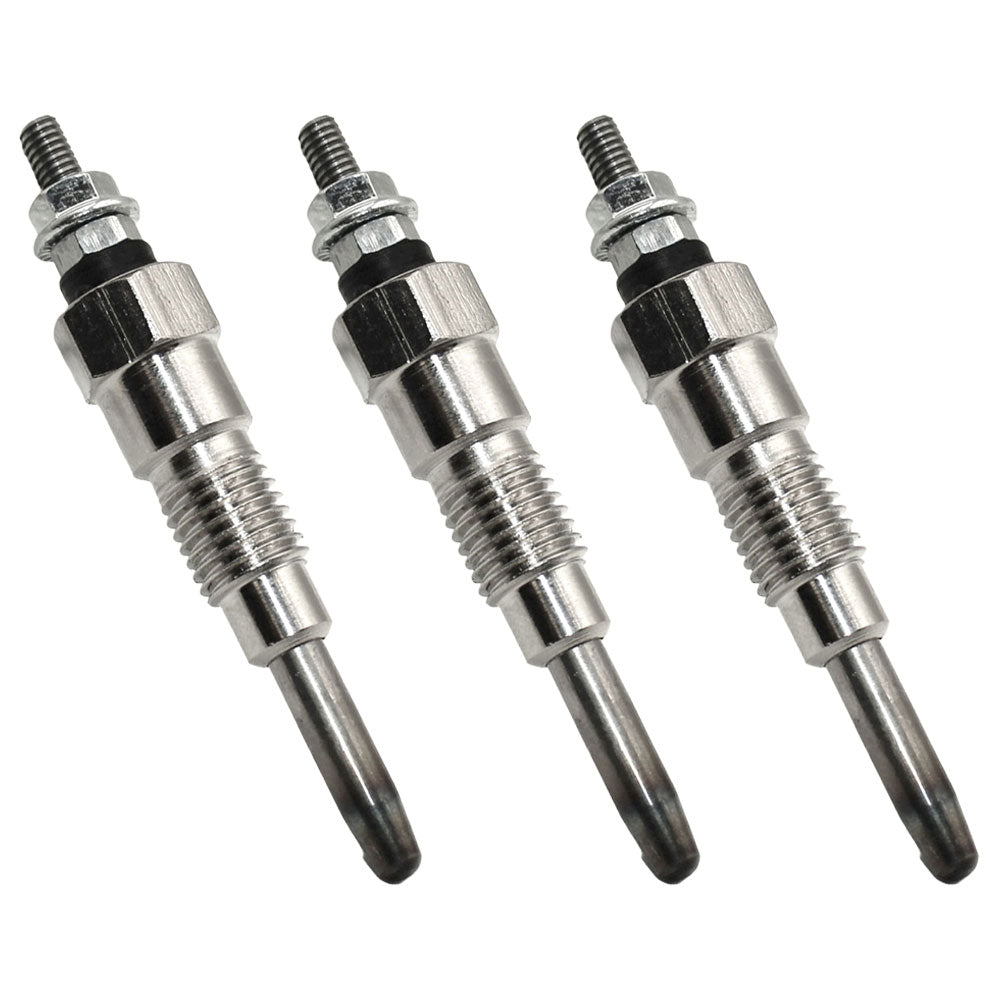 (3) Engine Glow Plugs Fits Kubota 15261-65510 15521-65512 B6100 B7100 L2350 KH28