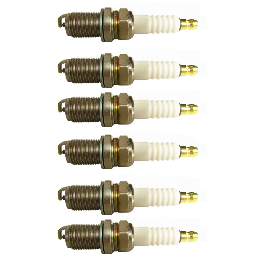 6 Pack of Spark Plugs Fits Briggs 491055 and Kohler Engines 12 132 02 E10