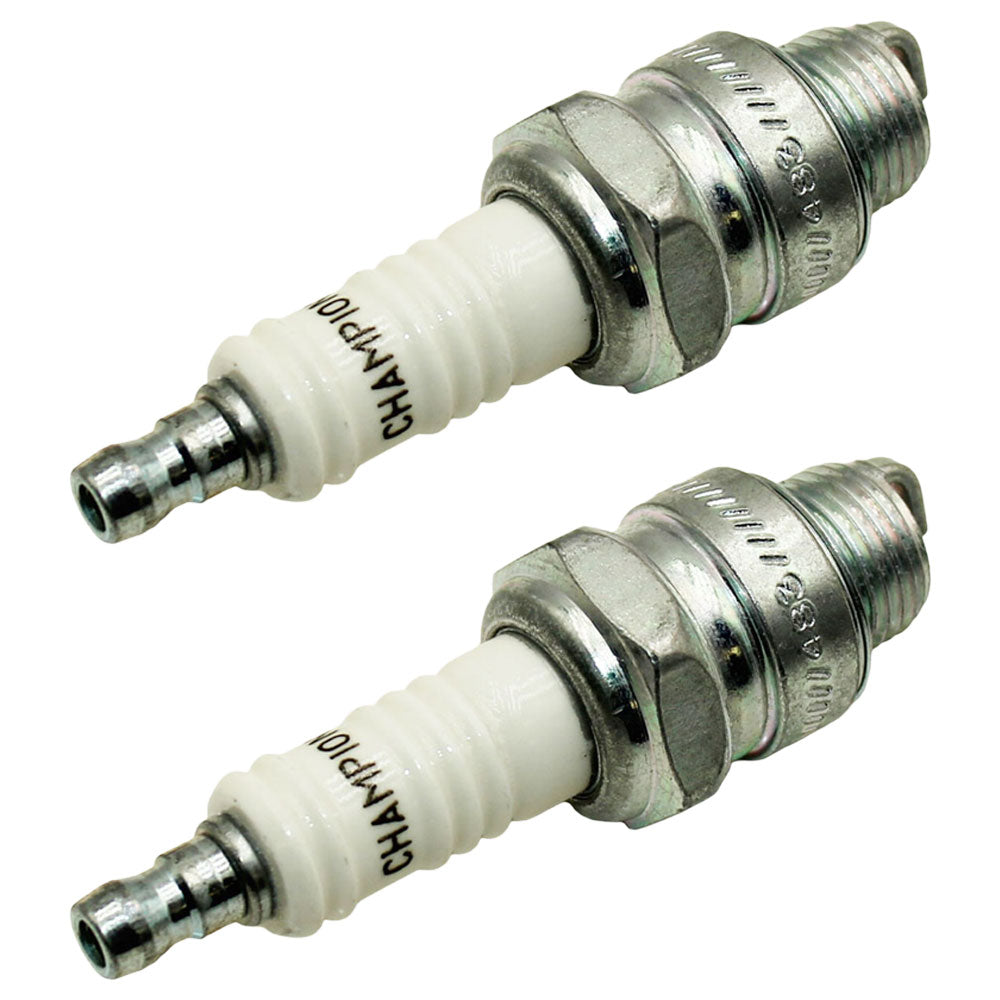 Qty 2: Spark Plug
 Fits John Deere Replaces AM101127