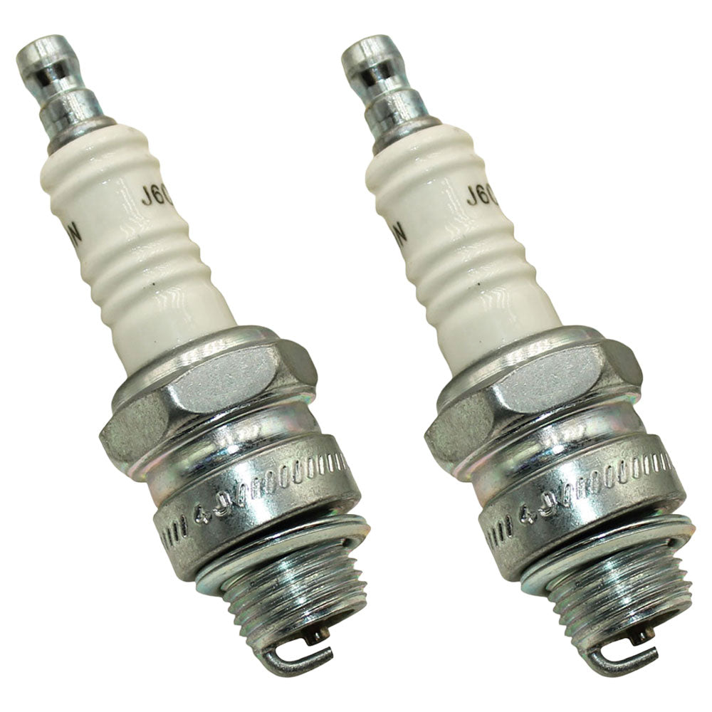 Qty 2: Spark Plug
 Fits John Deere Replaces AM101127
